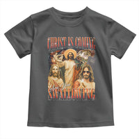 Christ Is Coming Are You Swallowing Toddler T Shirt Funny Offensive Jesus Christian - Wonder Print Shop