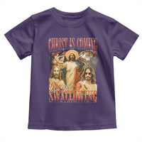 Christ Is Coming Are You Swallowing Toddler T Shirt Funny Offensive Jesus Christian - Wonder Print Shop