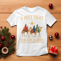 O Holy Night Our King Is Here Jesus Is The Reason T Shirt Christian Religious Xmas - Wonder Print Shop