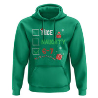 Funny 67 Christmas Hoodie Nice Naughty 67 Xmas Checklist - Wonder Print Shop