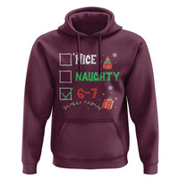 Funny 67 Christmas Hoodie Nice Naughty 67 Xmas Checklist - Wonder Print Shop