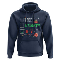 Funny 67 Christmas Hoodie Nice Naughty 67 Xmas Checklist - Wonder Print Shop