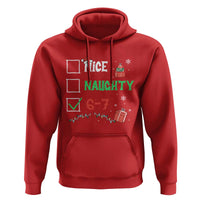 Funny 67 Christmas Hoodie Nice Naughty 67 Xmas Checklist - Wonder Print Shop