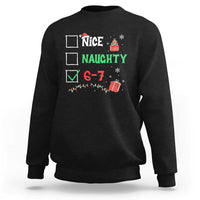 Funny 67 Christmas Sweatshirt Nice Naughty 67 Xmas Checklist - Wonder Print Shop