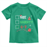 Funny 67 Christmas Toddler T Shirt Nice Naughty 67 Xmas Checklist - Wonder Print Shop