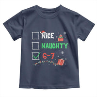 Funny 67 Christmas Toddler T Shirt Nice Naughty 67 Xmas Checklist - Wonder Print Shop