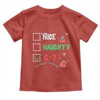 Funny 67 Christmas Toddler T Shirt Nice Naughty 67 Xmas Checklist - Wonder Print Shop