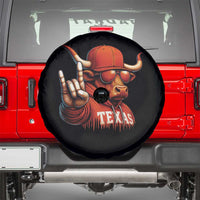 Texas Fan Spare Tire Cover Orange Longhorns Cow Texas Pride Sport Lover - Wonder Print Shop