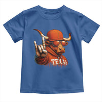 Texas Fan Toddler T Shirt Orange Longhorns Cow Texas Pride Sport Lover - Wonder Print Shop
