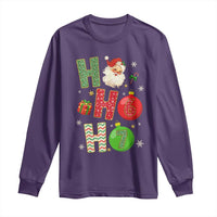 Funny Christmas Santa Ho Ho Ho 67 Long Sleeve Shirt Six Seven Meme 6 7 Xmas Bauble - Wonder Print Shop