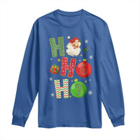 Funny Christmas Santa Ho Ho Ho 67 Long Sleeve Shirt Six Seven Meme 6 7 Xmas Bauble - Wonder Print Shop