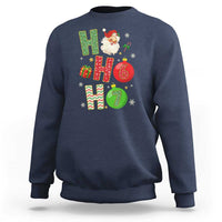 Funny Christmas Santa Ho Ho Ho 67 Sweatshirt Six Seven Meme 6 7 Xmas Bauble - Wonder Print Shop