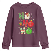 Funny Christmas Santa Ho Ho Ho 67 Youth Sweatshirt Six Seven Meme 6 7 Xmas Bauble - Wonder Print Shop