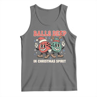 Funny Christmas Bowling Tank Top Balls Deep In Christmas Spirit - Wonder Print Shop