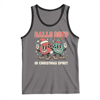 Funny Christmas Bowling Tank Top Balls Deep In Christmas Spirit - Wonder Print Shop