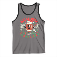 Funny Xmas American Football Tank Top Balls Deep In Christmas Spirit Game Day - Wonder Print Shop