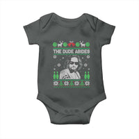 The Dude Abides Christmas Bowling Baby Onesie Funny Bowling Movie - Wonder Print Shop