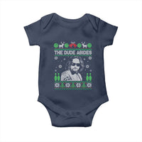 The Dude Abides Christmas Bowling Baby Onesie Funny Bowling Movie - Wonder Print Shop