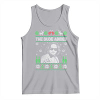 The Dude Abides Christmas Bowling Tank Top Funny Bowling Movie - Wonder Print Shop