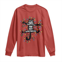 Christmas Movie Fried Pussy Cat Long Sleeve Shirt If That Thing Had 9 Lives She Just Spent Them All - Wonder Print Shop