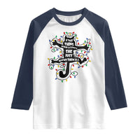 Christmas Movie Fried Pussy Cat Raglan Shirt If That Thing Had 9 Lives She Just Spent Them All - Wonder Print Shop