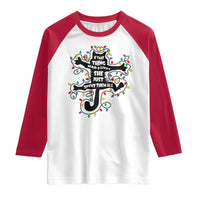 Christmas Movie Fried Pussy Cat Raglan Shirt If That Thing Had 9 Lives She Just Spent Them All - Wonder Print Shop