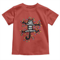 Christmas Movie Fried Pussy Cat Toddler T Shirt If That Thing Had 9 Lives She Just Spent Them All - Wonder Print Shop