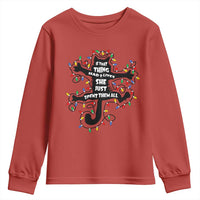 Christmas Movie Fried Pussy Cat Youth Sweatshirt If That Thing Had 9 Lives She Just Spent Them All - Wonder Print Shop