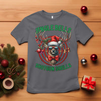 Funny Christmas Hunting T Shirt Jingle Bells Shotgun Shells Santa Deer - Wonder Print Shop