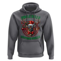 Funny Christmas Hunting Hoodie Jingle Bells Shotgun Shells Santa Deer