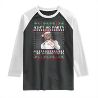 Funny Ain't No Party Like A Diddy Party Raglan Shirt Christmas Dirty Santa Diddy - Wonder Print Shop