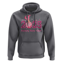 Funny Howdy 2025 Happy New Year Hoodie Cowgirl New Year's Eve Party Disco Ball