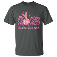 Funny Howdy 2025 Happy New Year T Shirt Cowgirl New Year's Eve Party Disco Ball - Wonder Print Shop