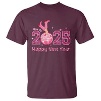 Funny Howdy 2025 Happy New Year T Shirt Cowgirl New Year's Eve Party Disco Ball - Wonder Print Shop