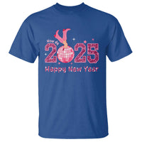 Funny Howdy 2025 Happy New Year T Shirt Cowgirl New Year's Eve Party Disco Ball - Wonder Print Shop