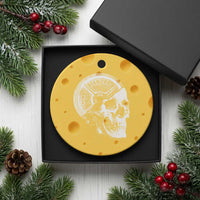 Skull 45 lbs Plate Weight Lifting Gym Workout Ceramic Ornament - Wonder Print Shop