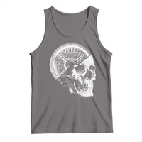 Skull 45 lbs Plate Weight Lifting Gym Workout Tank Top - Wonder Print Shop