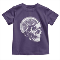 Skull 45 lbs Plate Weight Lifting Gym Workout Toddler T Shirt - Wonder Print Shop