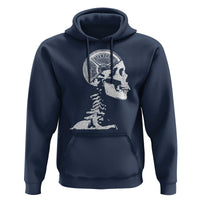 Funny Skeleton 45 lbs Plate Weight Lifting Gym Working Out Hoodie - Wonder Print Shop