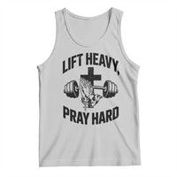 Lift Heavy Pray Hard Tank Top Christian Workout Jesus Gym Lifting - Wonder Print Shop