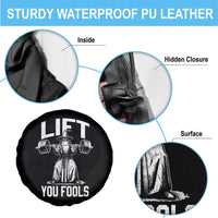 Funny Lift You Fools Spare Tire Cover Swole Wizard Weightlifting Bodybuilding Gym Fitness - Wonder Print Shop