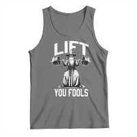 Funny Lift You Fools Tank Top Swole Wizard Weightlifting Bodybuilding Gym Fitness - Wonder Print Shop