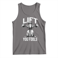 Funny Lift You Fools Tank Top Swole Wizard Weightlifting Bodybuilding Gym Fitness - Wonder Print Shop