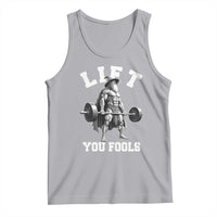 Funny Lift You Fools Tank Top Swole Wizard Weightlifting Bodybuilding Gym - Wonder Print Shop