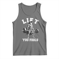 Funny Lift You Fools Tank Top Swole Wizard Weightlifting Bodybuilding Gym - Wonder Print Shop