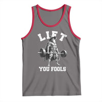 Funny Lift You Fools Tank Top Swole Wizard Weightlifting Bodybuilding Gym - Wonder Print Shop