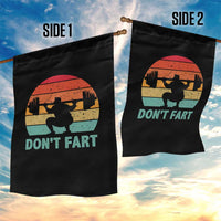 Dont Fart Fitness Gym Workout Weights Squat Humor Garden Flag - Wonder Print Shop