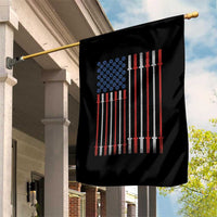 Fitness Gym Barbell Powerlifting Patriotic American Flag Garden Flag - Wonder Print Shop