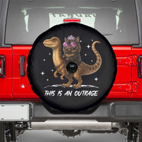 Dungeon Cat This Is An Outrage Spare Tire Cover Funny Princess Kitten Dinosaur - Wonder Print Shop