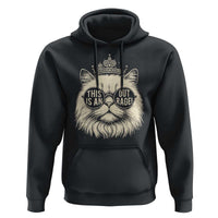 Dungeon Cat This Is An Outrage Hoodie Funny Princess Kitten - Wonder Print Shop